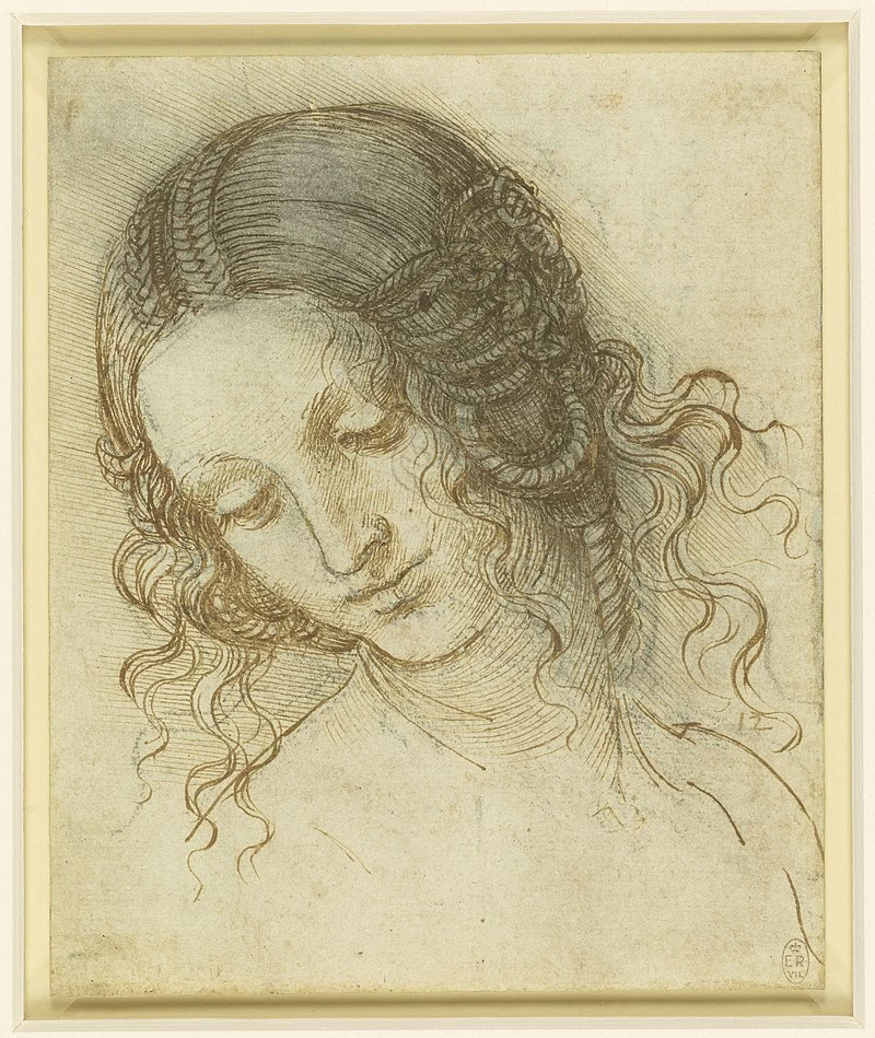 100-studio di testa di Leda-1